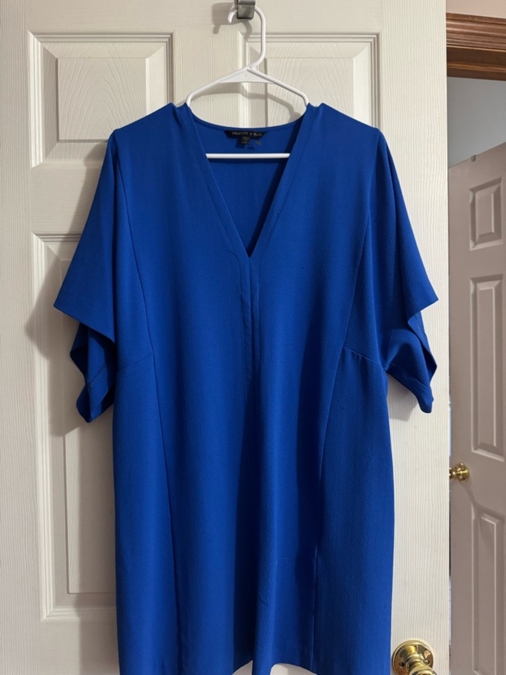 Felicity & Coco Cobalt V-Neck Tunic